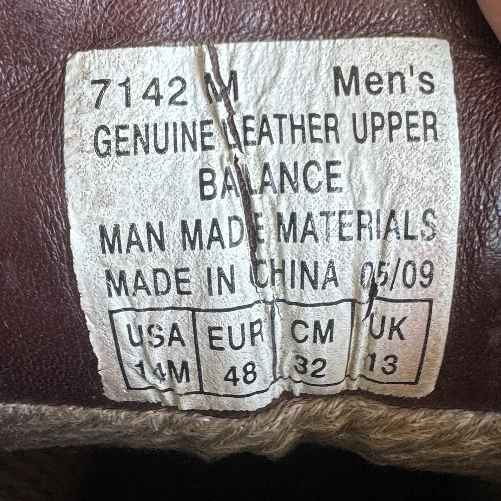 Size 14m - Vasque Sundowner Gore-Tex Men's 7142M Hiking Leather Boots Oxblood